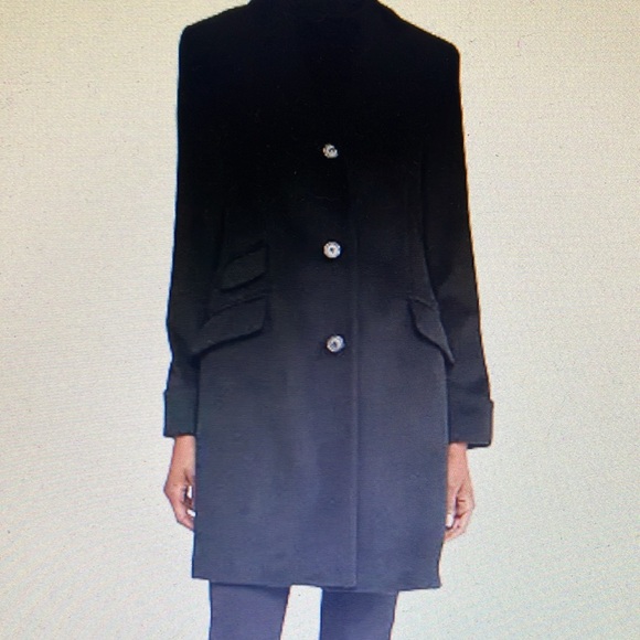 Ralph Lauren Classic Notched Collar Walker Coat - Picture 2 of 12